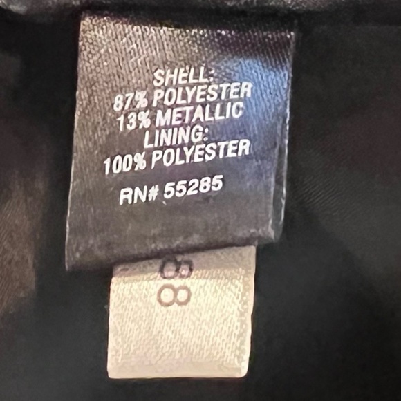 🆕 Express silver & black sash bow tie a line knee length full high rise … - Picture 5 of 9